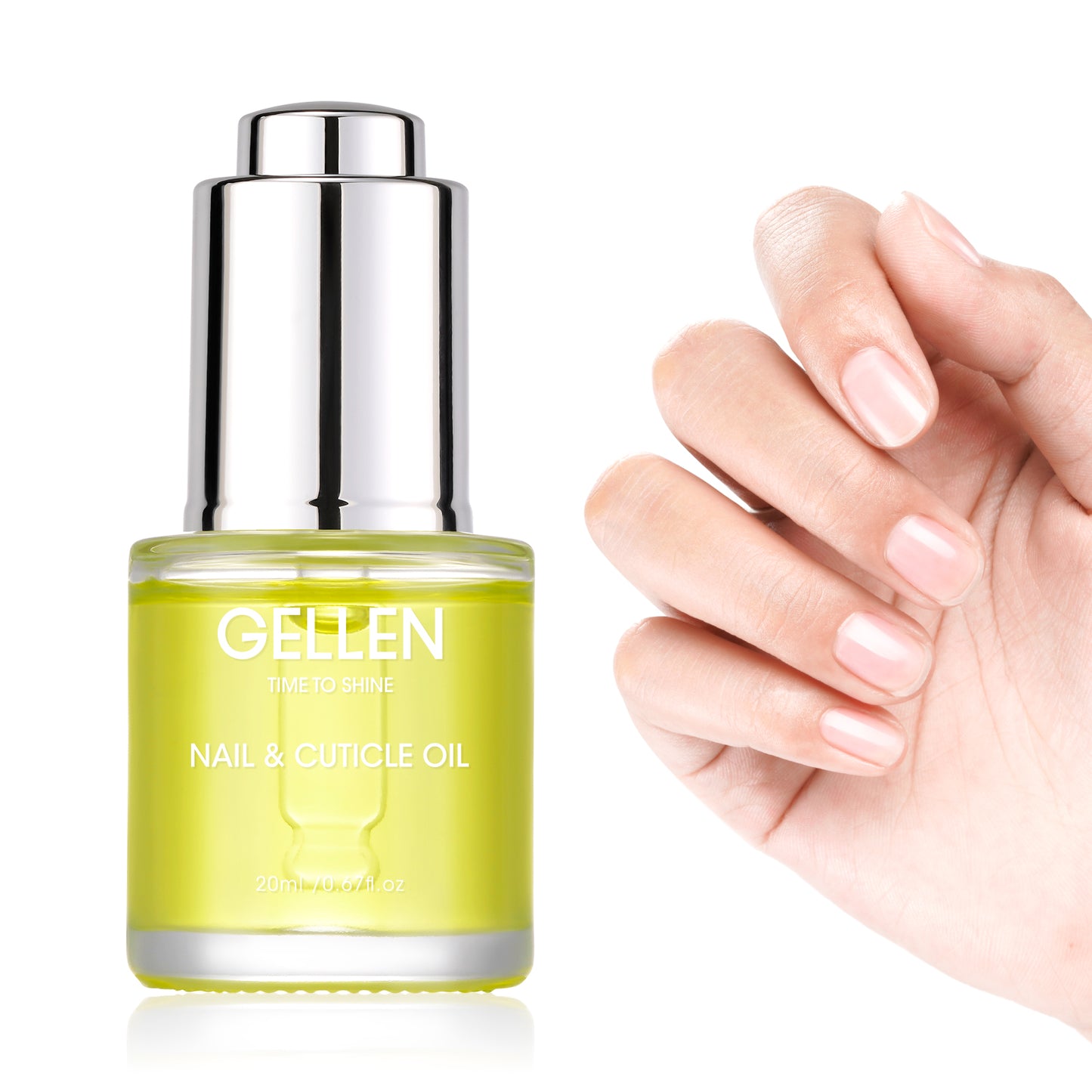 Gellen Cuticle Oil Nourishing Nails, Lemon Scent, 20ml