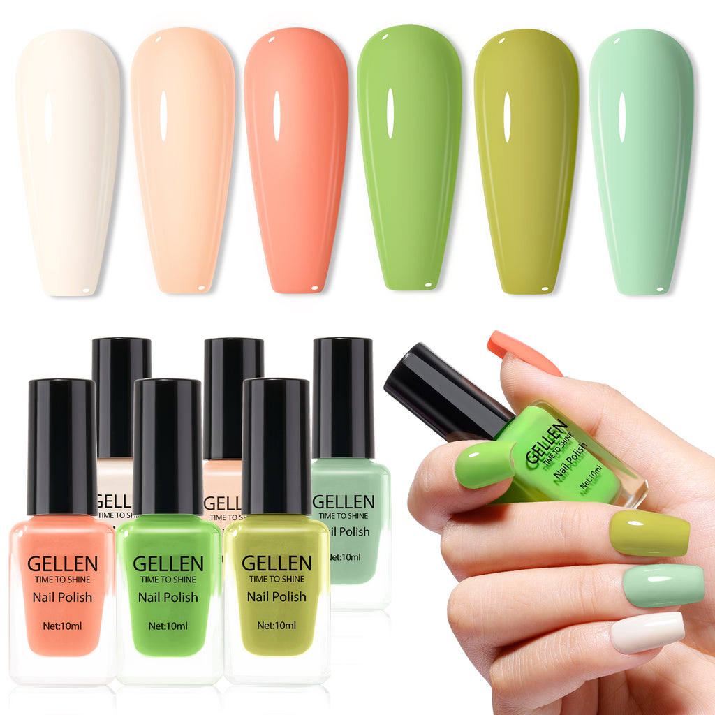 Candy 6 Colors Nail Polish Set