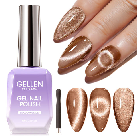 M182 Brown Cat Eye Gel Nail Polish 18ml
