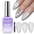 M122 Silver Cat Eye Gel Nail Polish 18ml