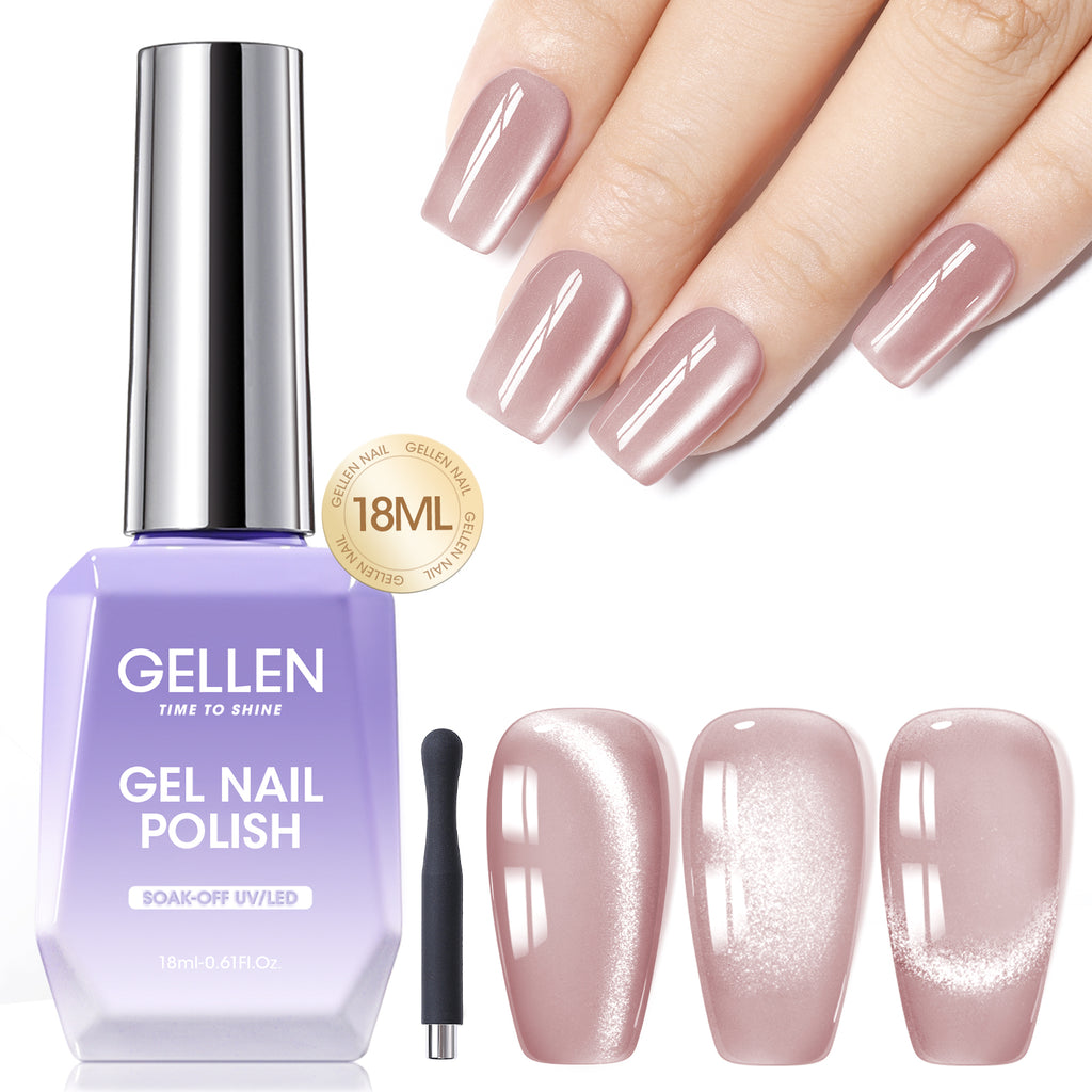 1006 Pink Cat Eye Gel Nail Polish 18ml