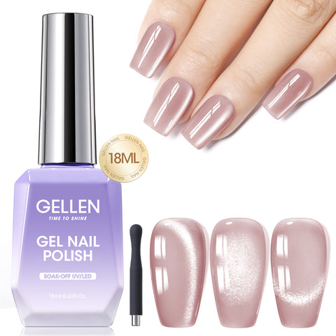 1006 Pink Cat Eye Gel Nail Polish 18ml