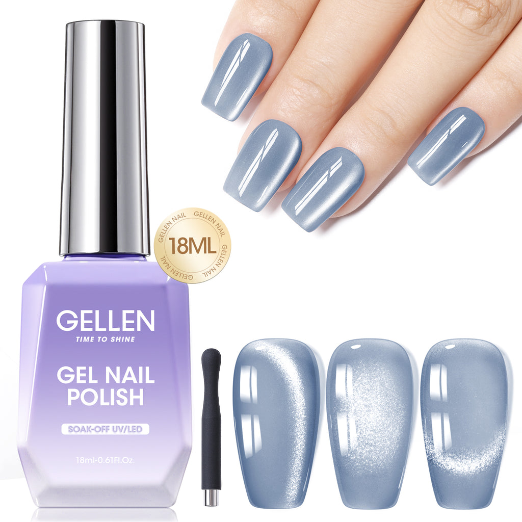 1003 Blue Cat Eye Gel Nail Polish 18ml