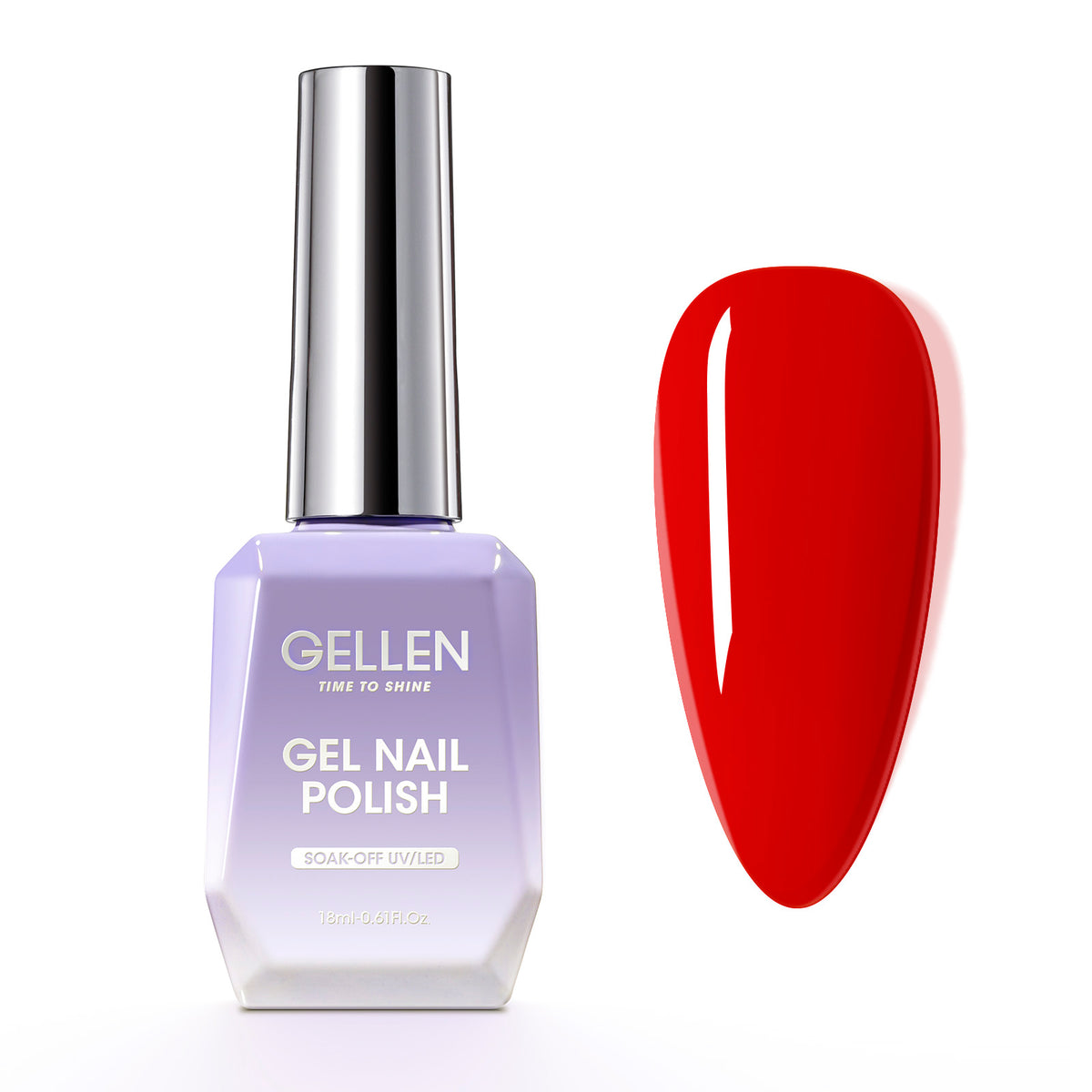 Red Gel Nail Polish 18ml