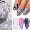 875 Rainbow Reflective Cat Eye Gel Nail Polish