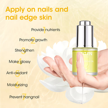 Gellen Cuticle Oil Nourishing Nails, Lemon Scent, 20ml