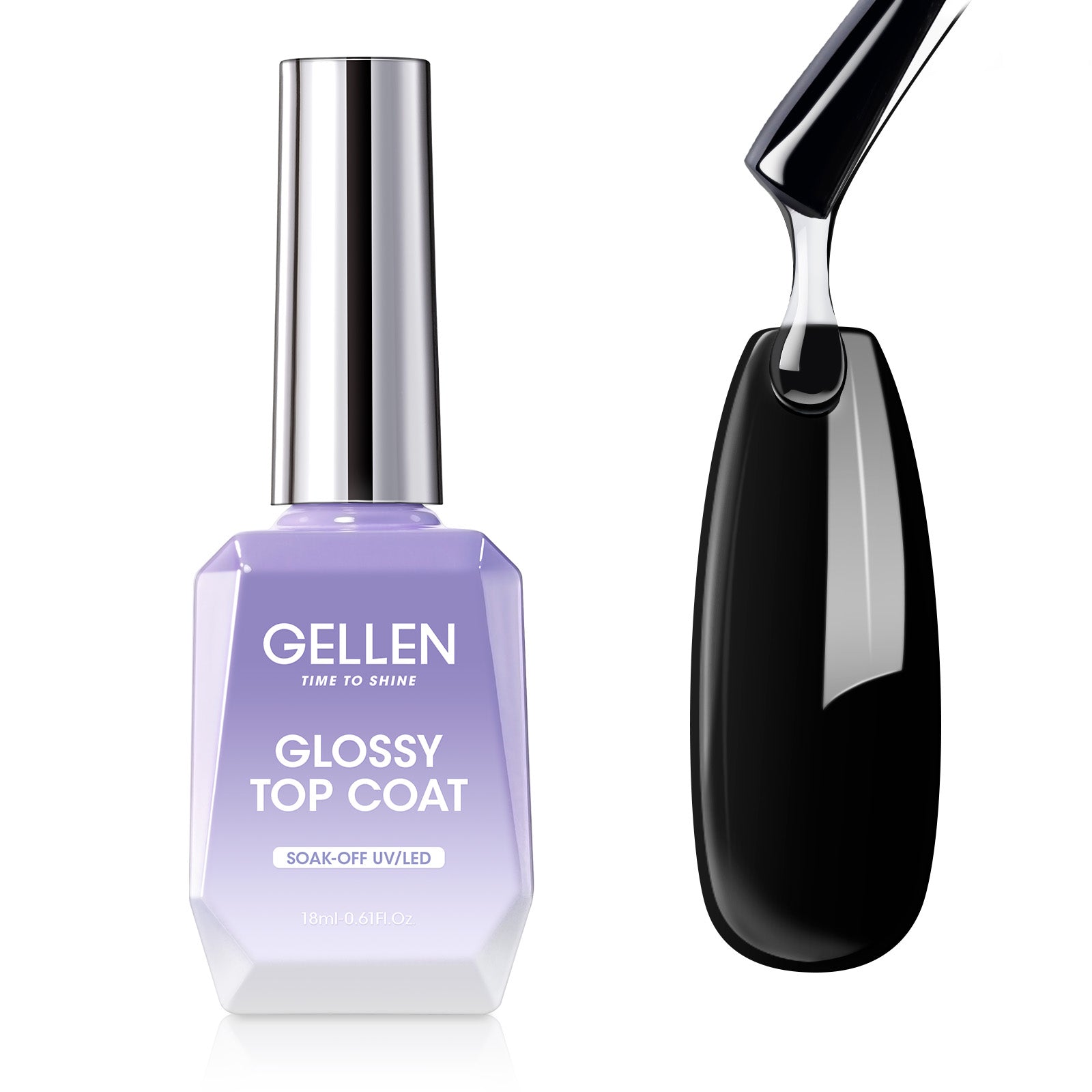 Gellen glossy top coat 18ml