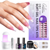 Gellen Pink Press on Nails Kit - French Tips Press on Nails 240pcs