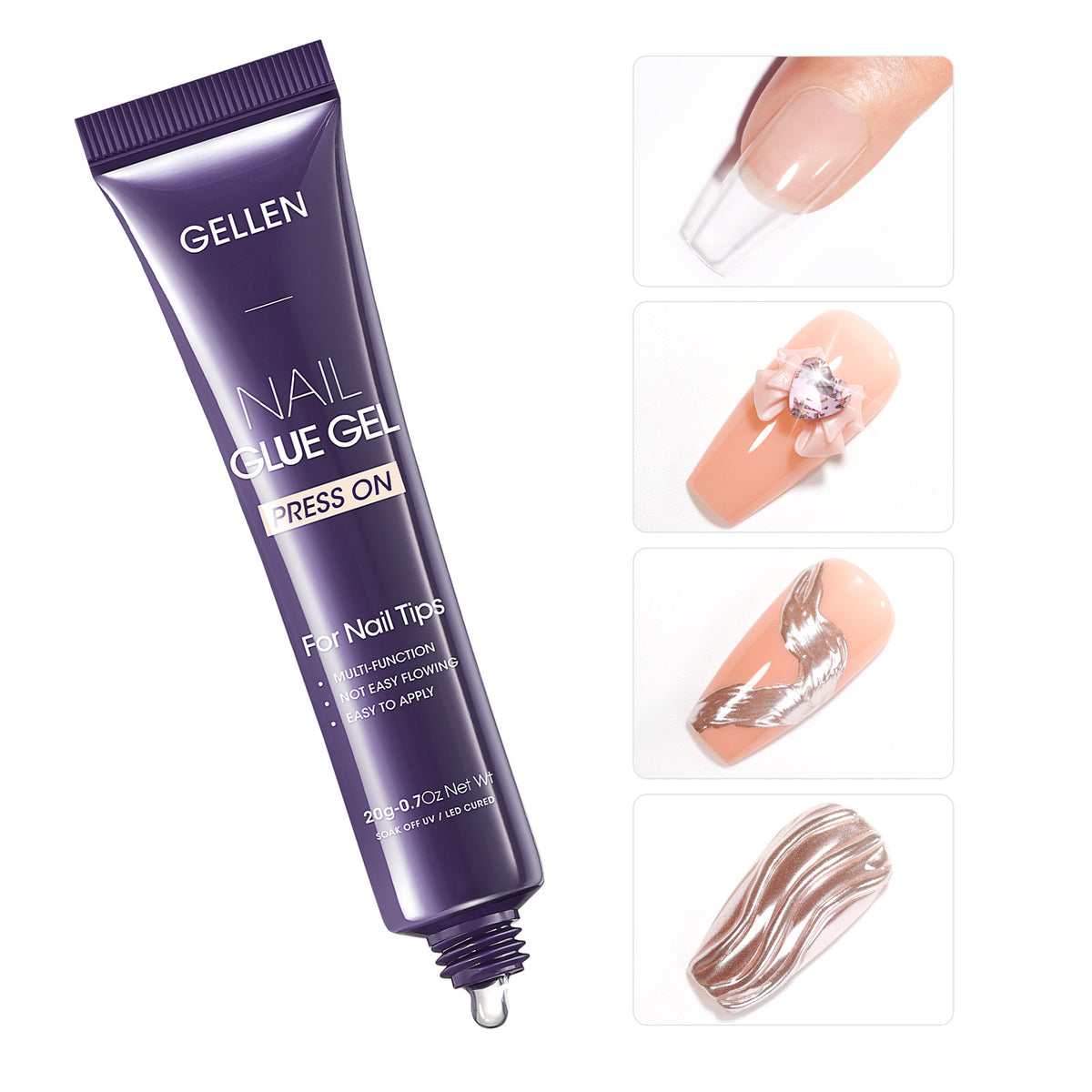 Semi Solid Gel X Nail Glue 20g