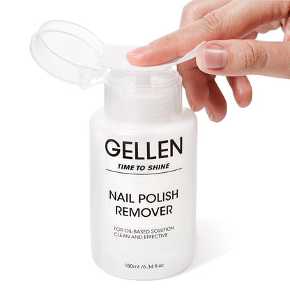 Gellen Nail Polish Remover with Pump, 180ml