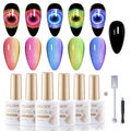 Nebula Twirl Reflective Cat Eye Magnetic Gel 6 colors 10ml