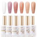 Blushing Pink 6 Colors Gel Nail Polish Set 10ml