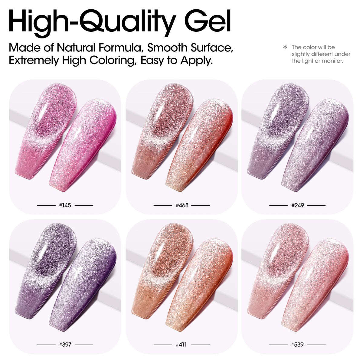 Lavender Dream Cat Eye Magnetic Gel 6 Colors 10ml