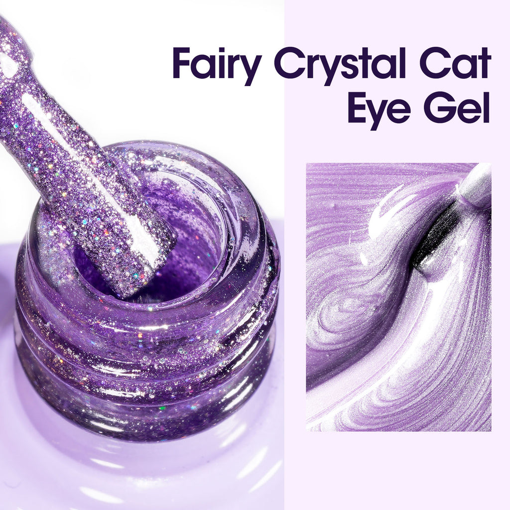 M138 Purple Cat Eye Gel Nail Polish 18ml