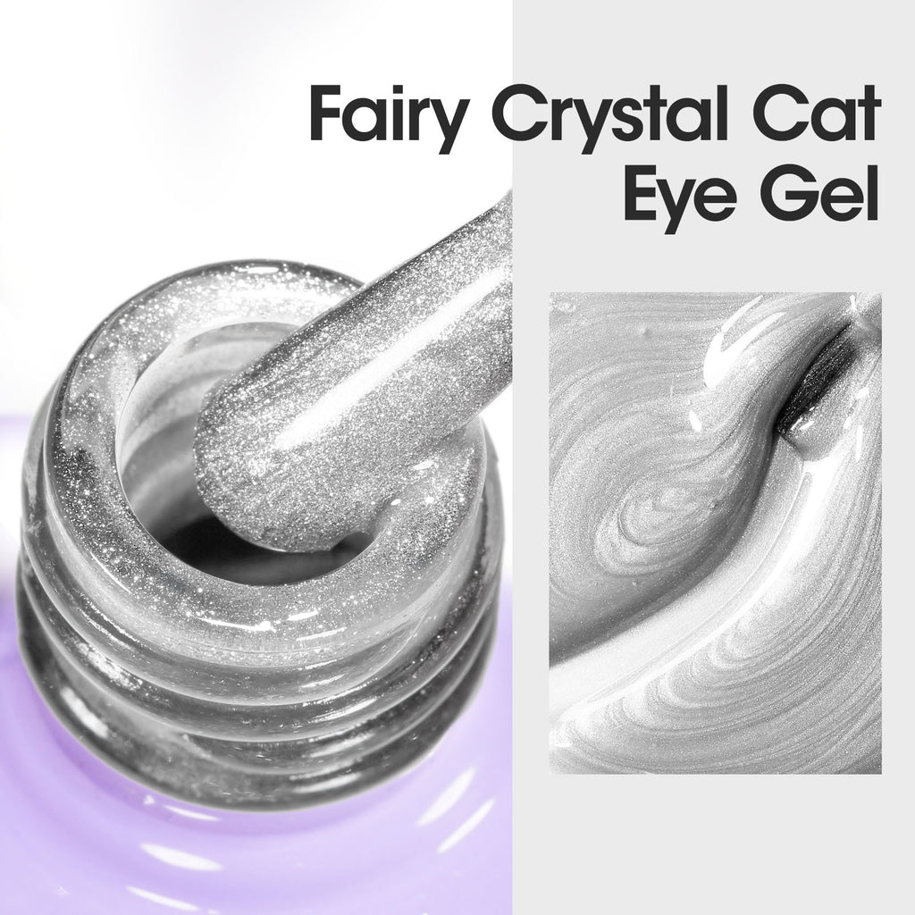 M122 Silver Cat Eye Gel Nail Polish 18ml