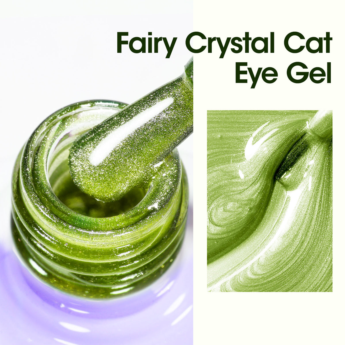 M358 Green Cat Eye Gel Nail Polish 18ml