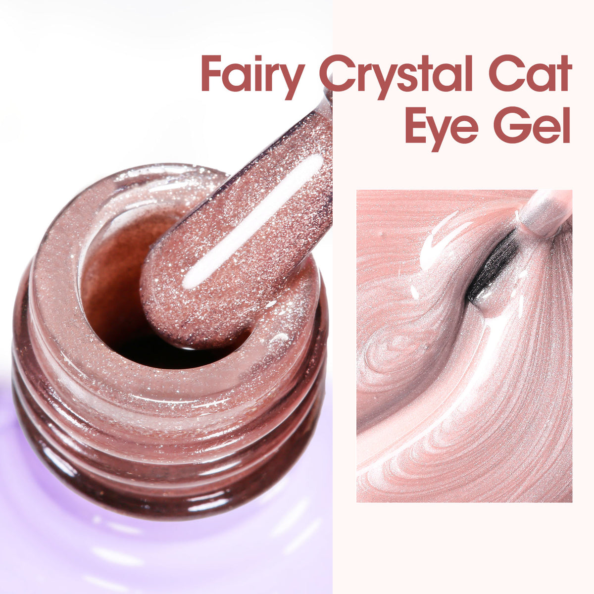 M176 Pink Cat Eye Gel Nail Polish 18ml