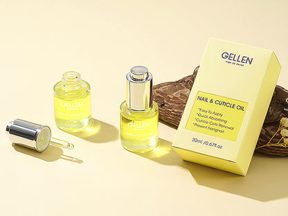 Gellen Cuticle Oil Nourishing Nails, Lemon Scent, 20ml