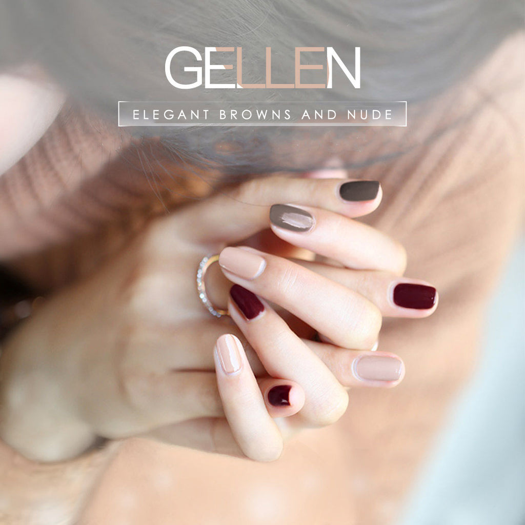 16 Colors Warm Gel Polish Set with Base & Top Coat