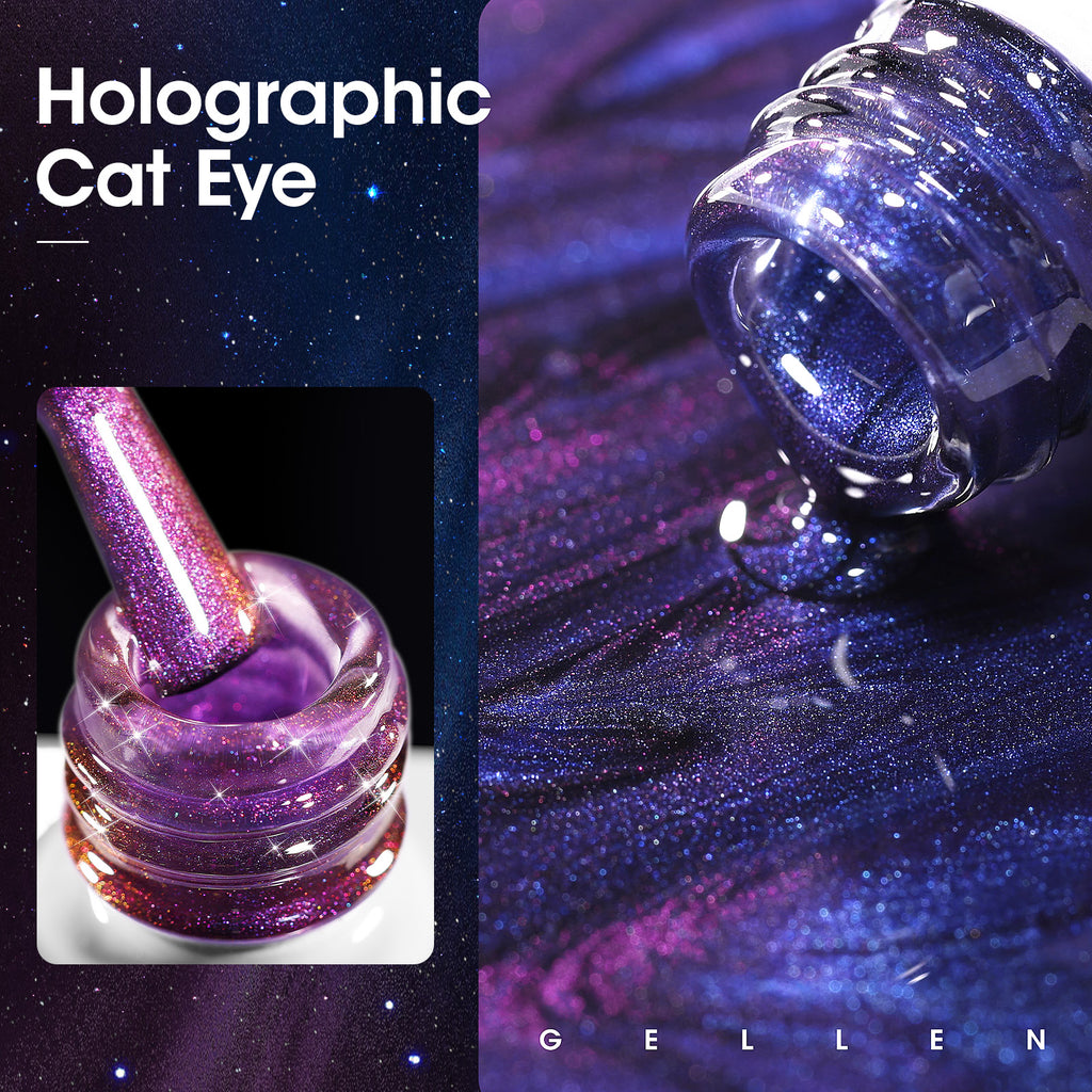 Colorful Fusion Reflective Cat Eye Magnetic Gel 6 colors 10ml