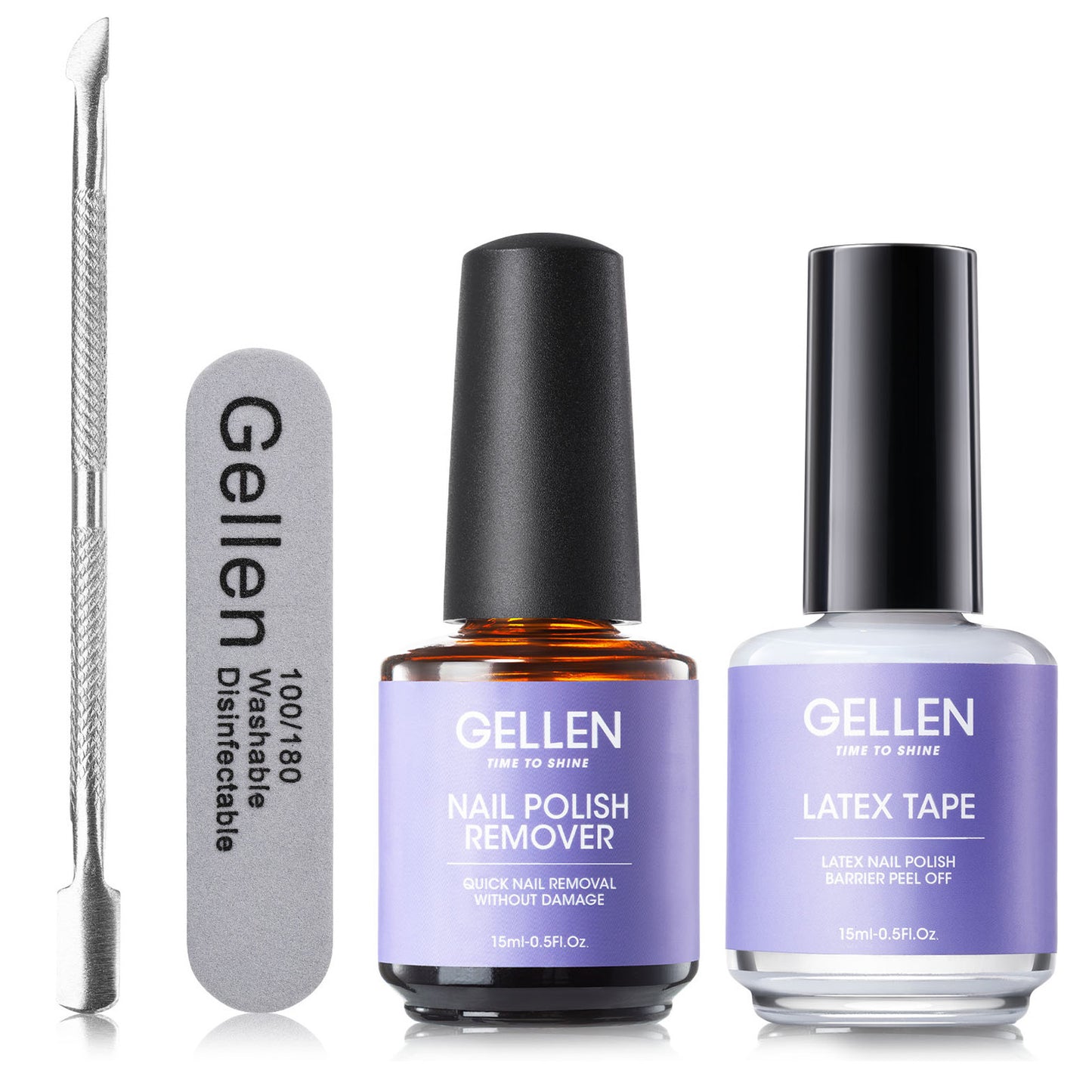 Gellen Gel Polish Remover Kit - 15ml