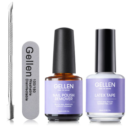 Gellen Gel Polish Remover Kit - 15ml
