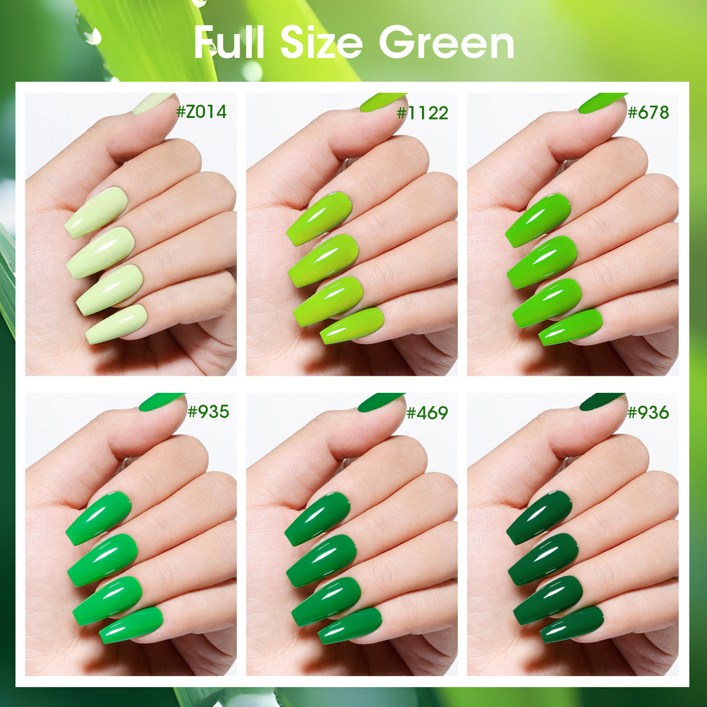 Leafy Grove 6 Colors Nail Polish Set