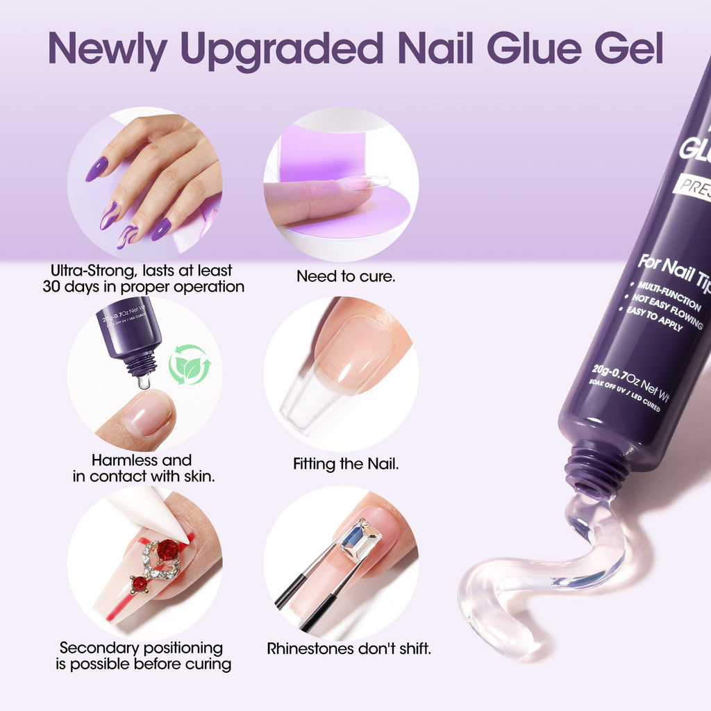 Semi Solid Gel X Nail Glue 20g