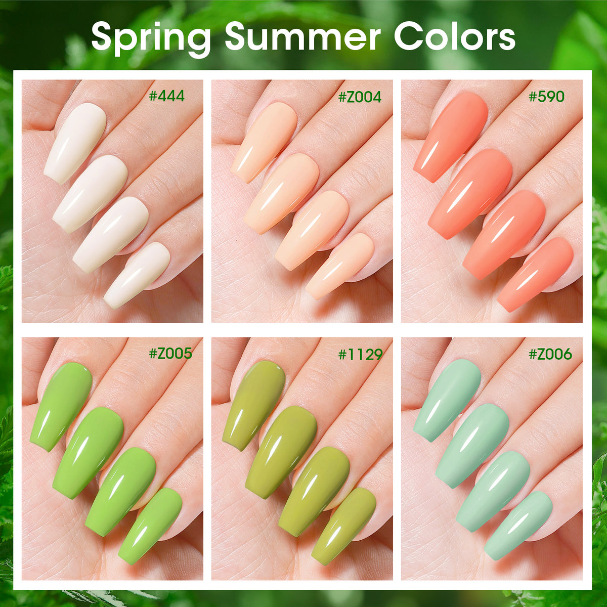 Gellen Color Chart Gellen Candy 6 Colors Nail Polish Set