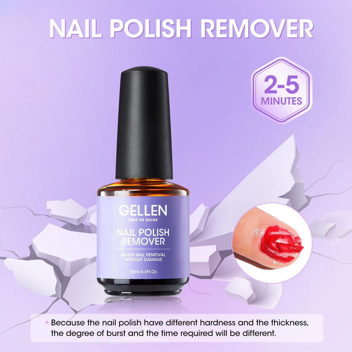 Gel Nail Polish Remover 15ml