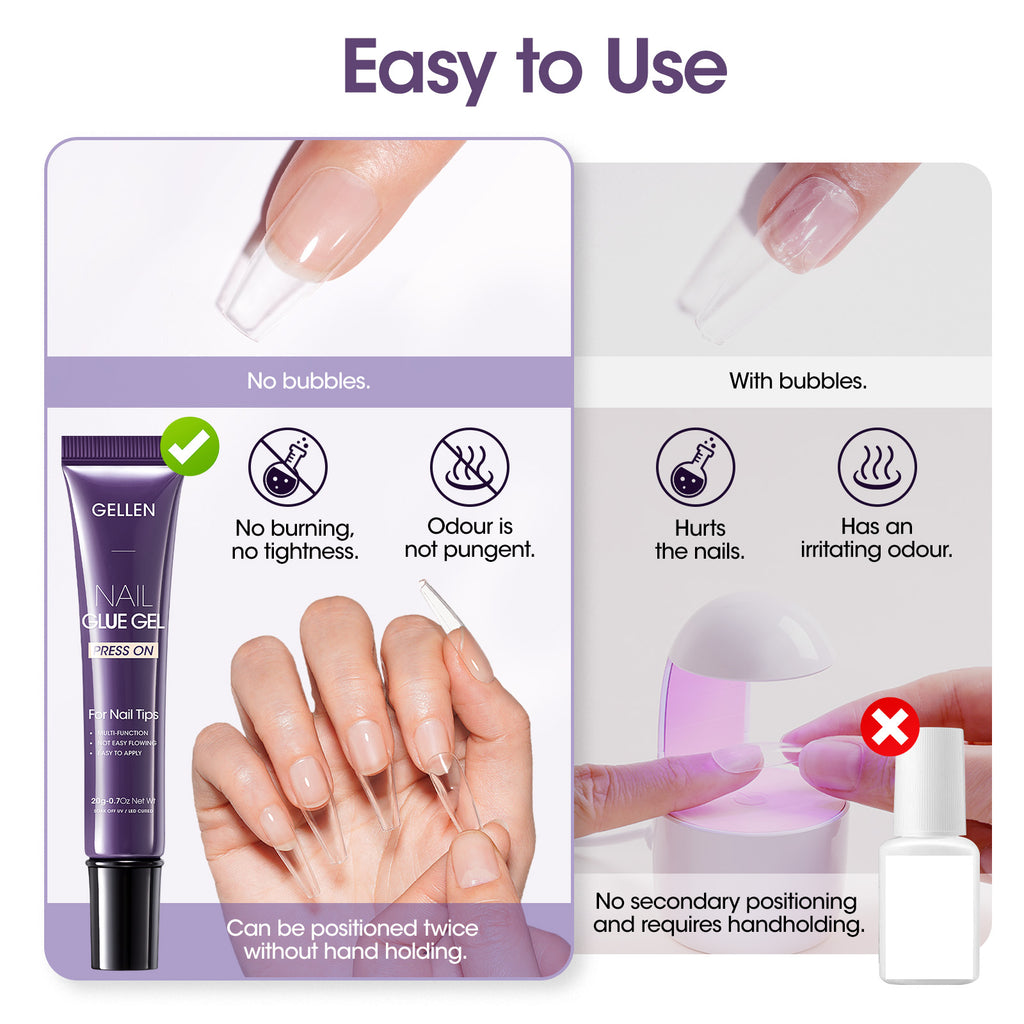 Semi Solid Gel X Nail Glue 20g