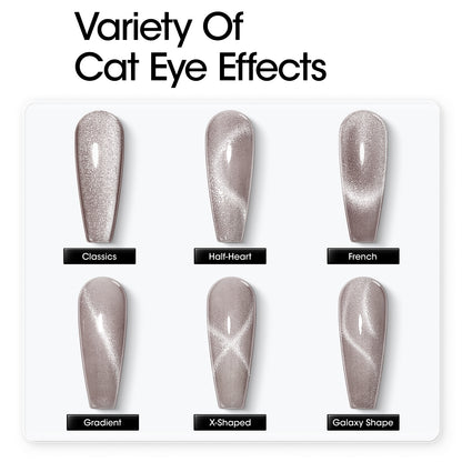 Gellen Cat Eye Gel Nail Polish Set, 6pcs