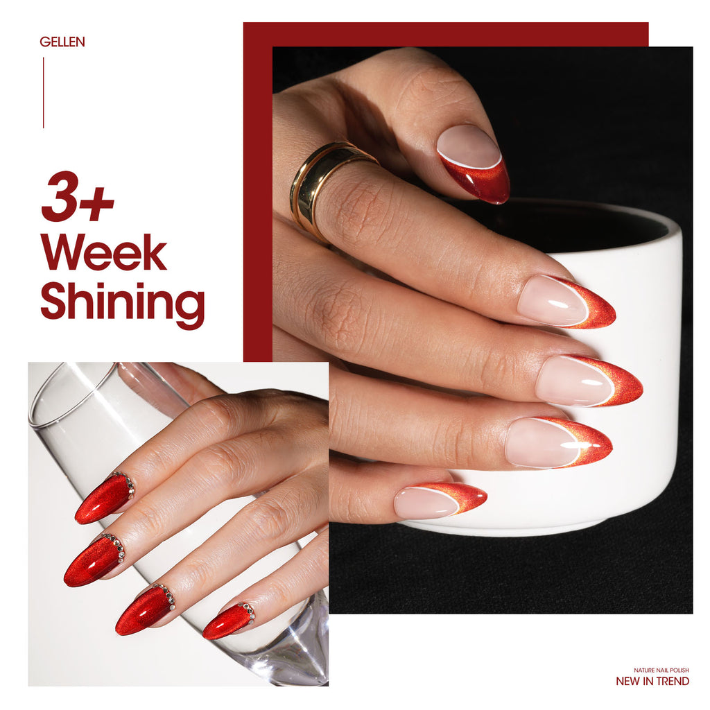 M505 Red Cat Eye Gel Polish 18ml