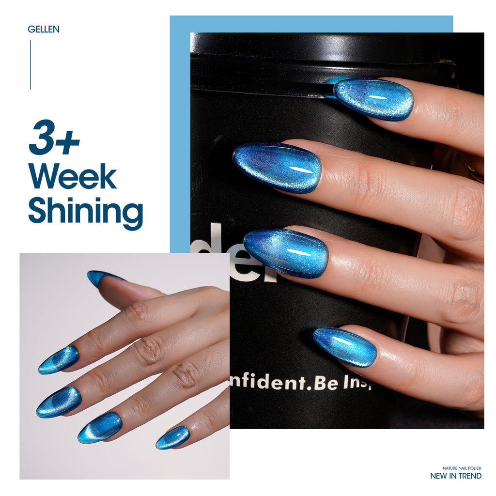 902 Blue Cat Eye Gel Nail Polish 18ml