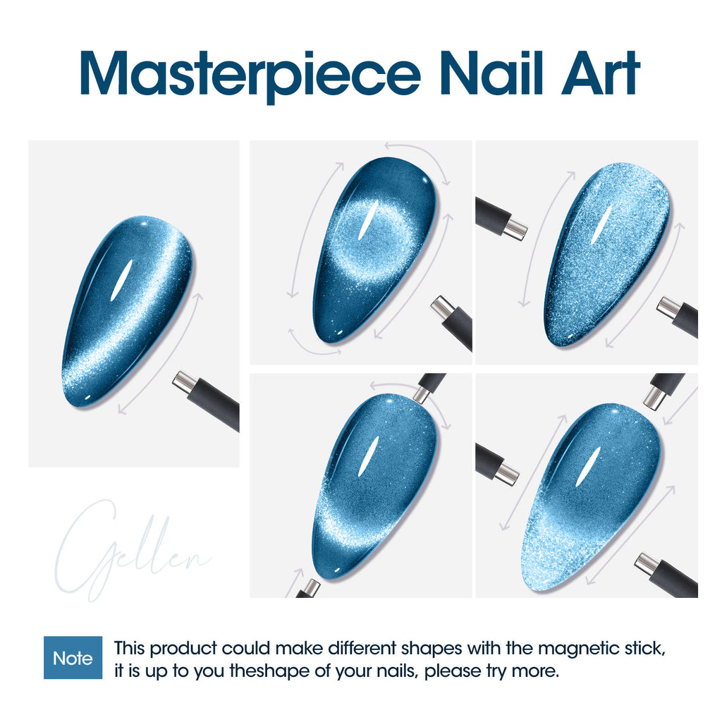 902 Blue Cat Eye Gel Nail Polish 18ml
