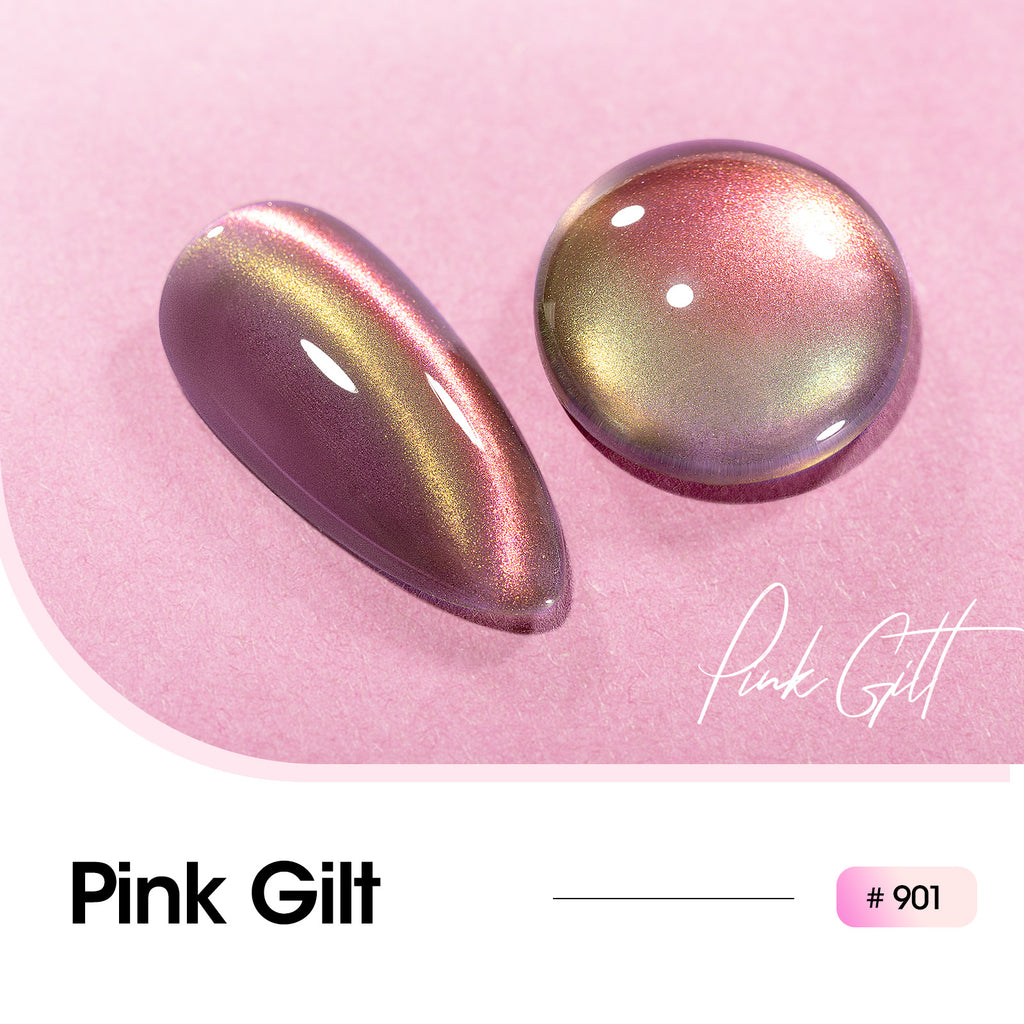 901 Pink Purple Cat Eye Gel Nail Polish 18ml