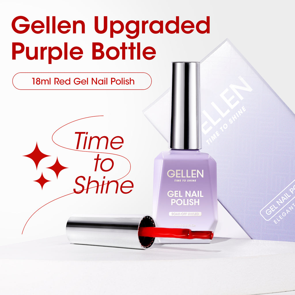 Red Gel Nail Polish 18ml