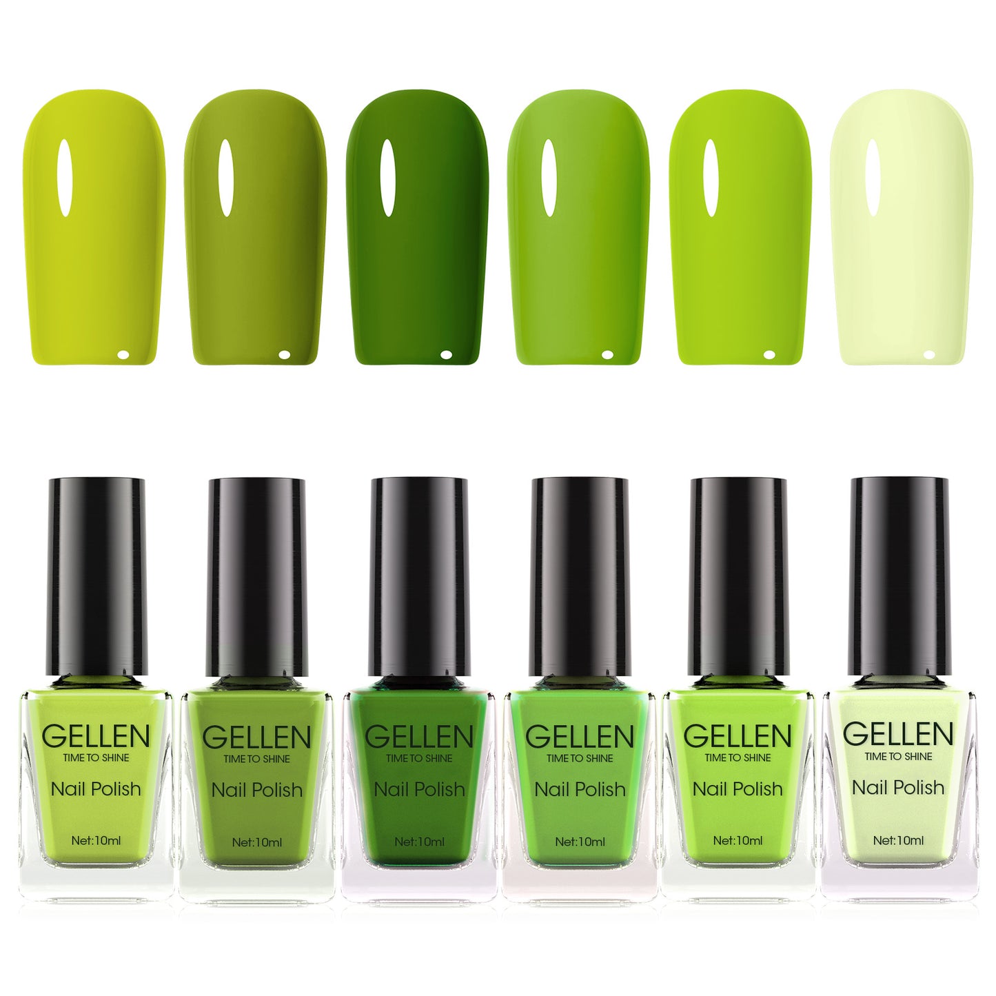 Olive Grove 6 Colors Nail Polish Set