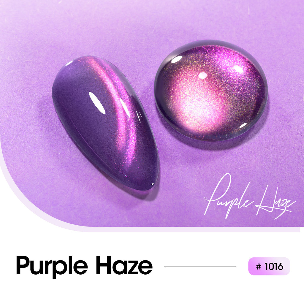 1016 Purple Cat Eye Gel Nail Polish 18ml