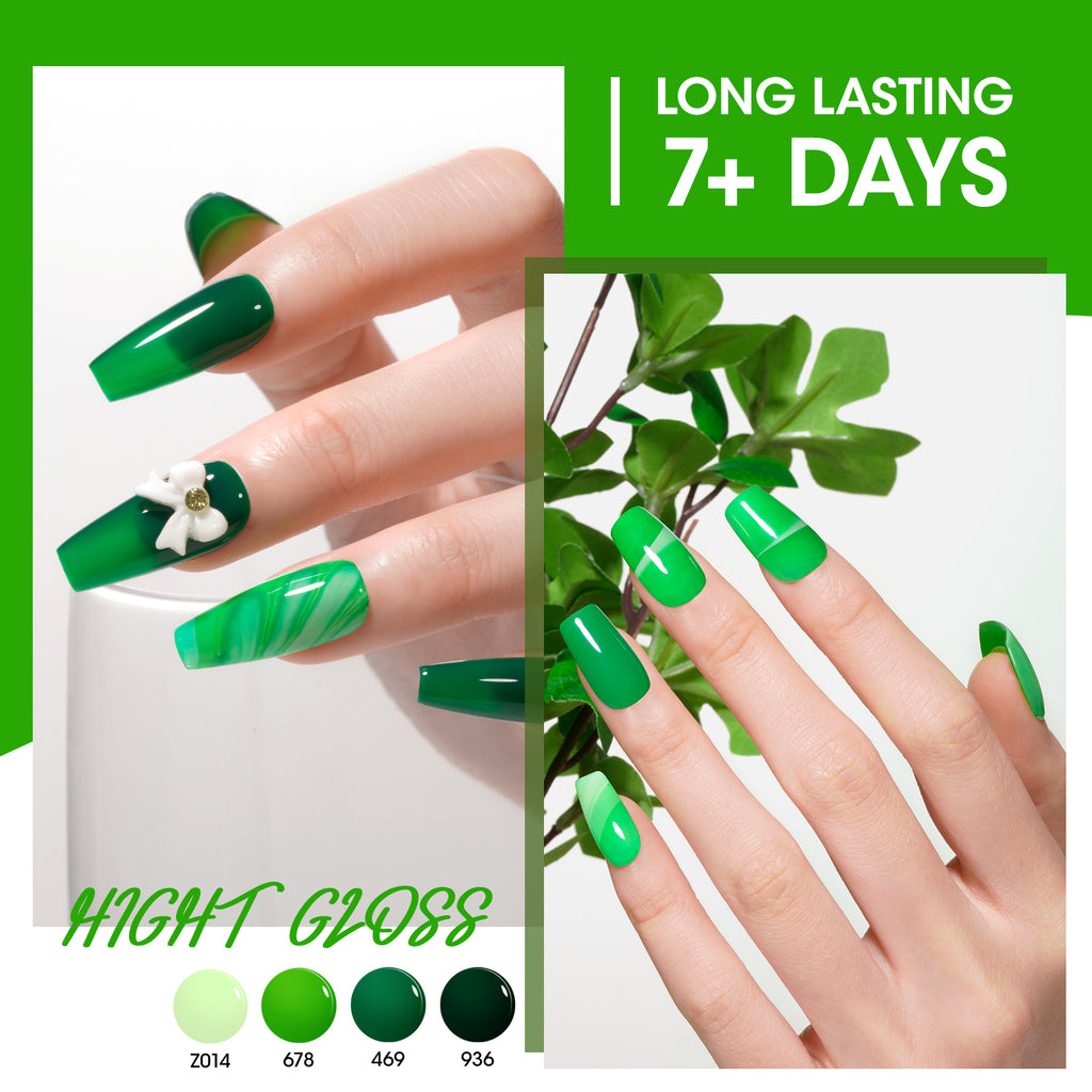 Leafy Grove 6 Colors Nail Polish Set