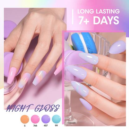 Macaron 6 Colors Nail Polish Set