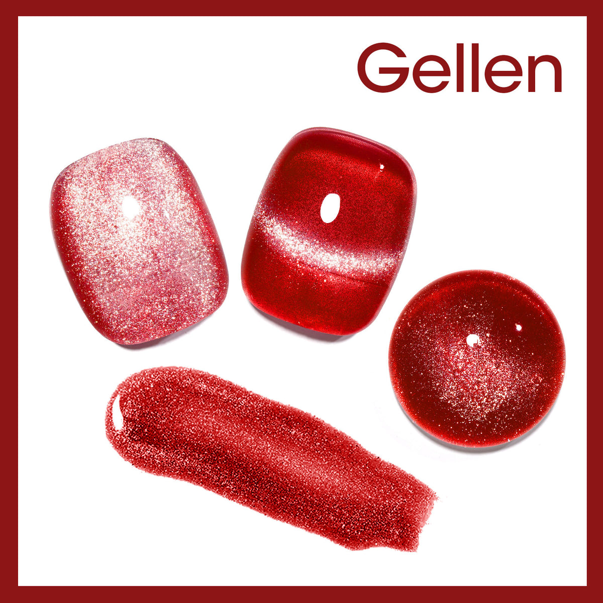 M505 Red Cat Eye Gel Polish 18ml