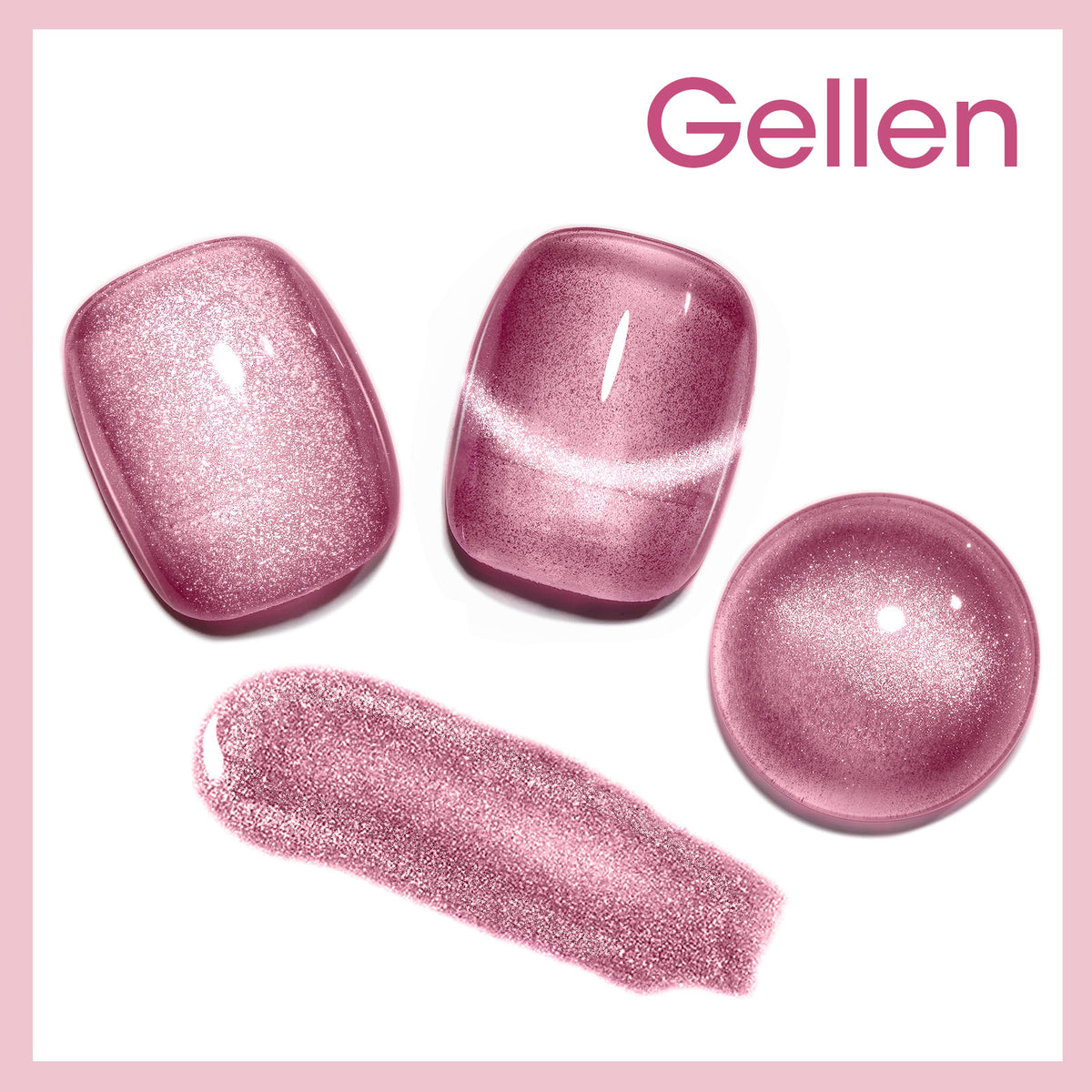 M181 Pink Cat Eye Gel Nail Polish 18ml