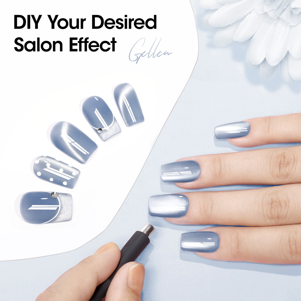 1003 Blue Cat Eye Gel Nail Polish 18ml