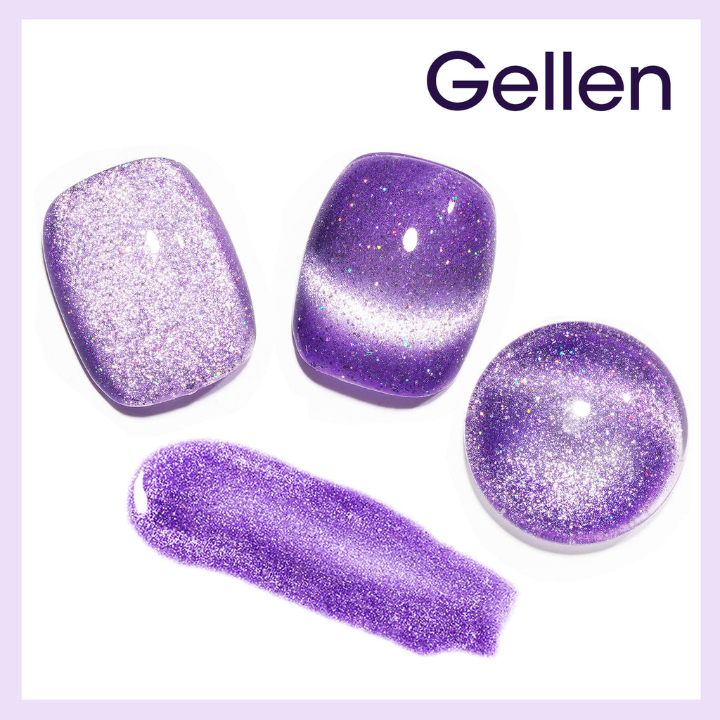 M138 Purple Cat Eye Gel Nail Polish 18ml