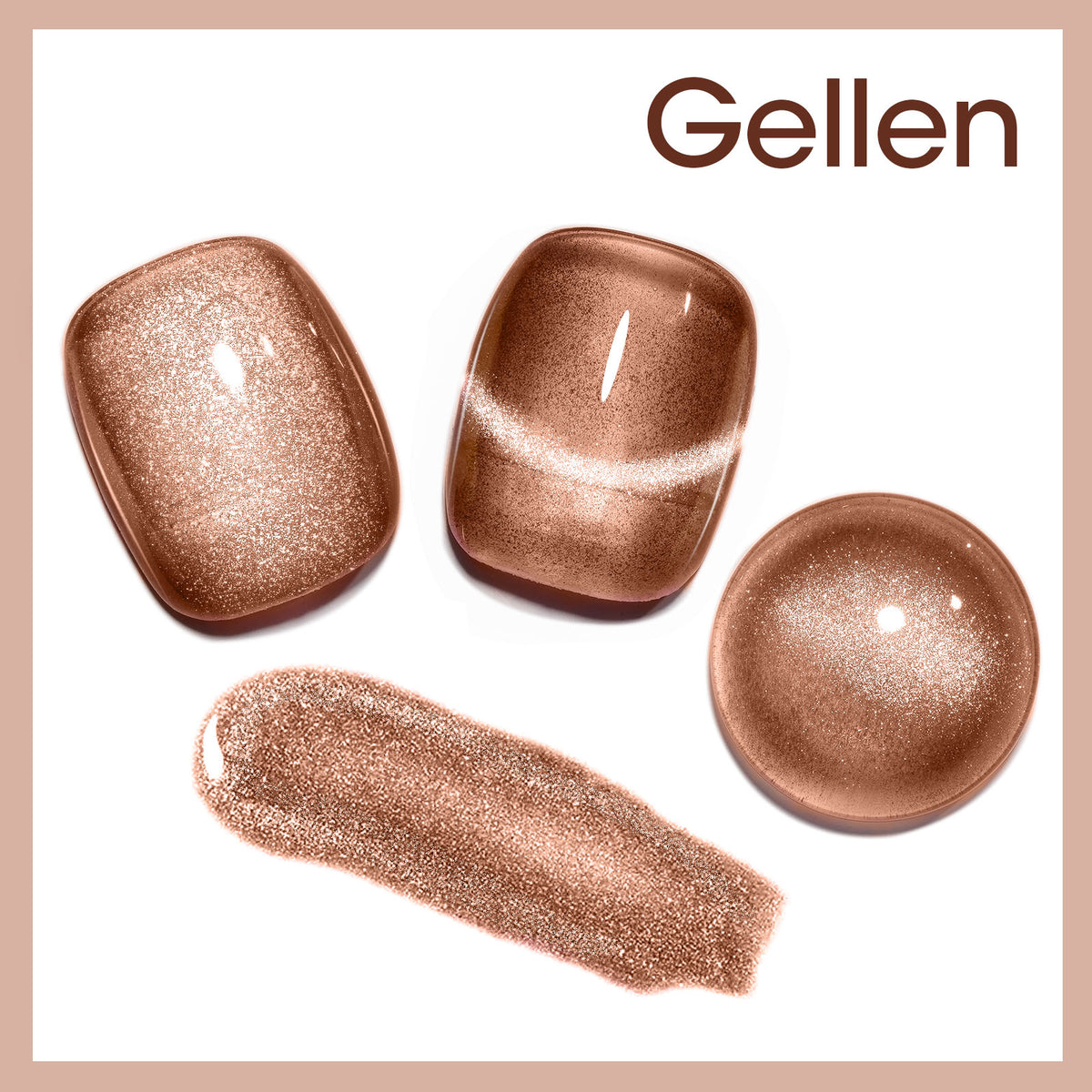 M182 Brown Cat Eye Gel Nail Polish 18ml