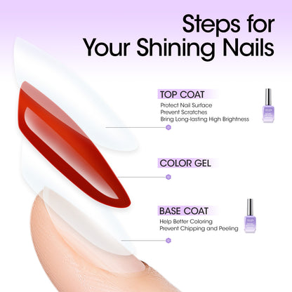 Base & Top Coat Set 18ML