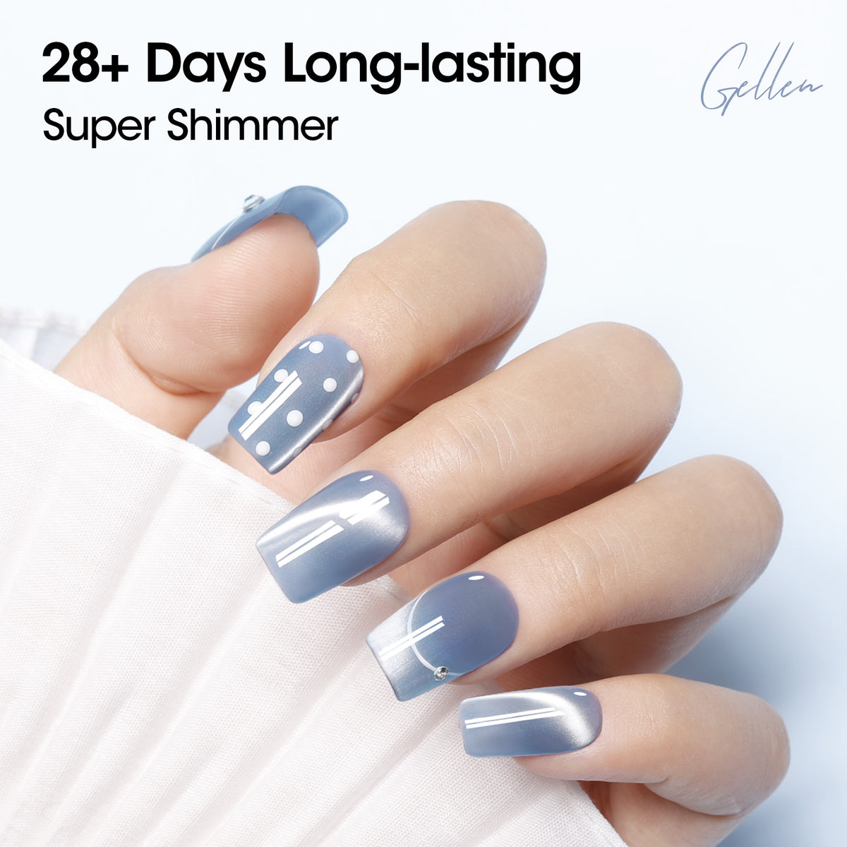 1003 Blue Cat Eye Gel Nail Polish 18ml