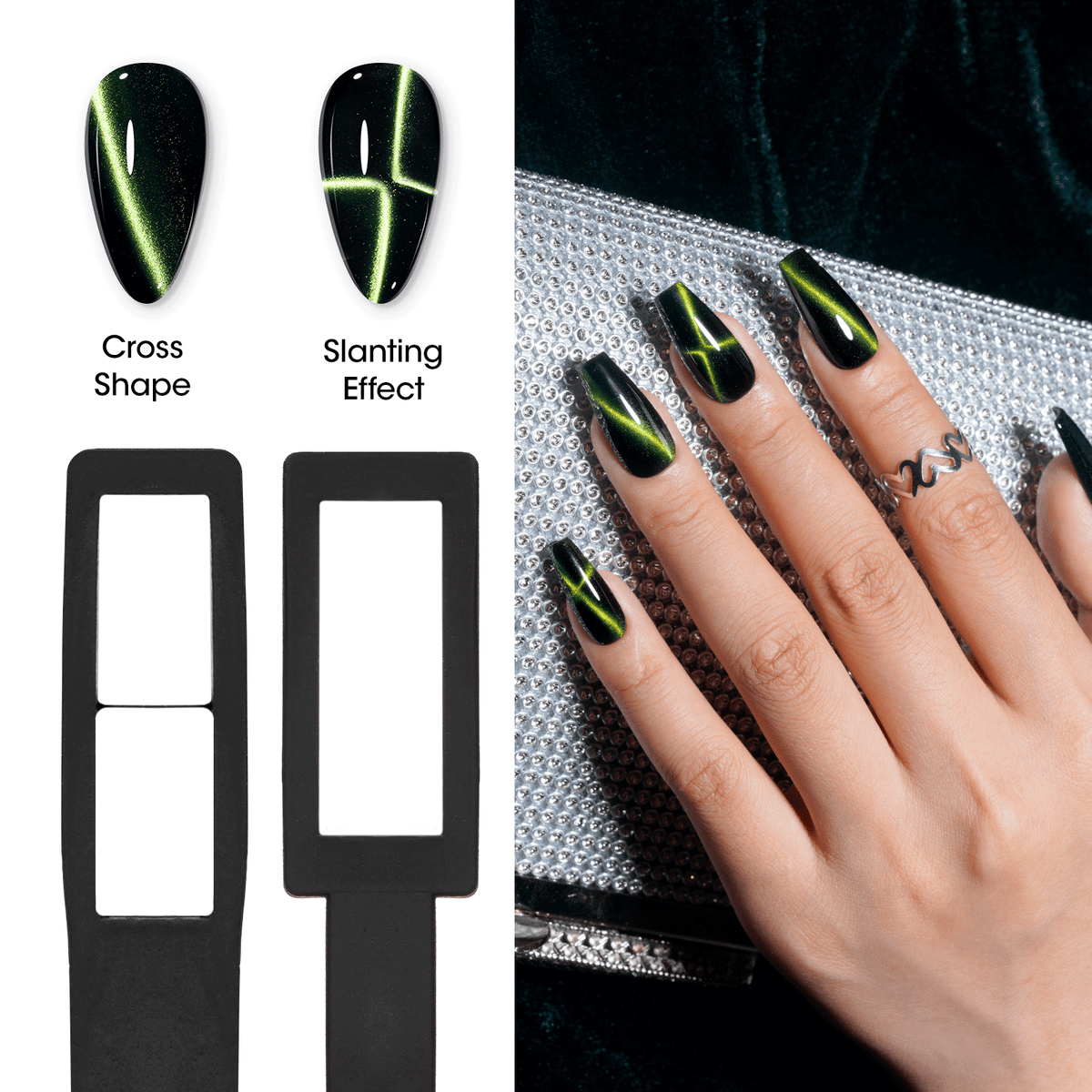 5 in 1 Nail Magnet for Cat Eye Gel Polish