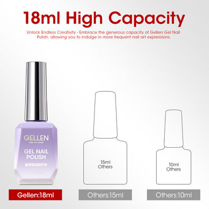 Red Gel Nail Polish 18ml